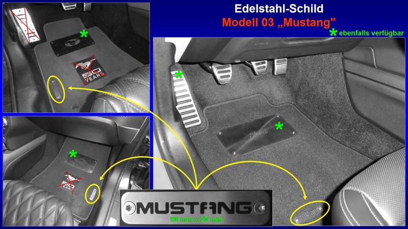 Präsentation Edelstahl-Schild Modell 03 ''MUSTANG'' - Bild 2.jpg